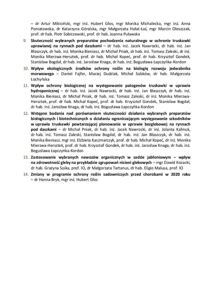 1PROGRAM RAMOWY KORS 2020