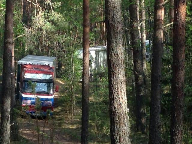 Jabłka jechały do Rosji leśnymi drogami