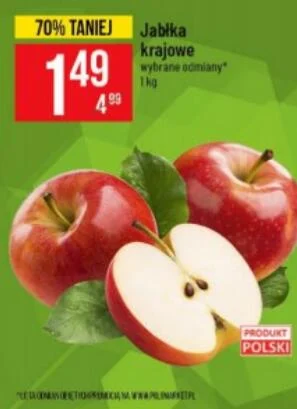 Kto da mniej? Wyścig supermarketów o jak najniższą cenę jabłek 
