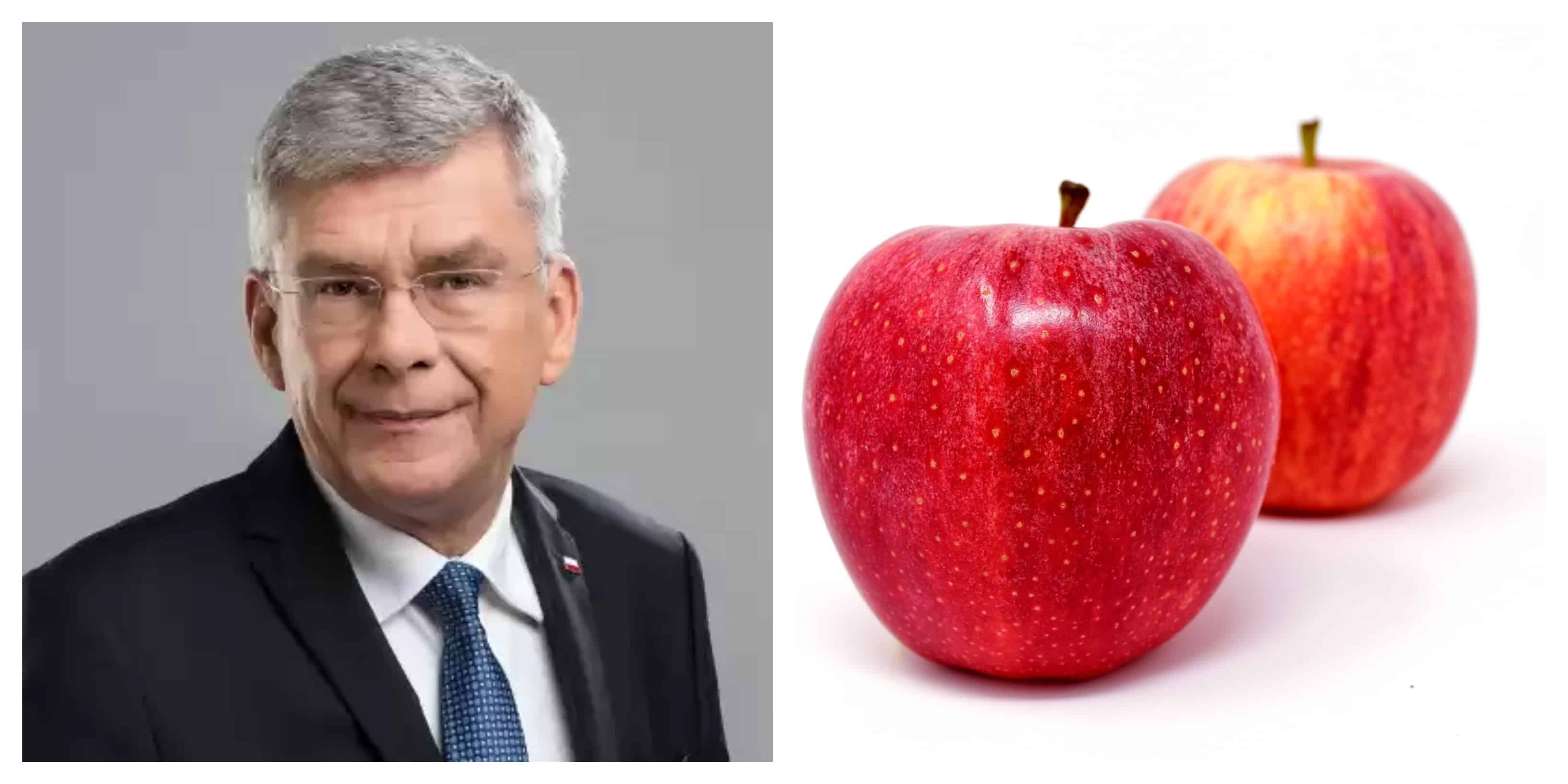 Jabłka sposobem walki z koronawirusem? Karczewski poleca jedzenie owoców