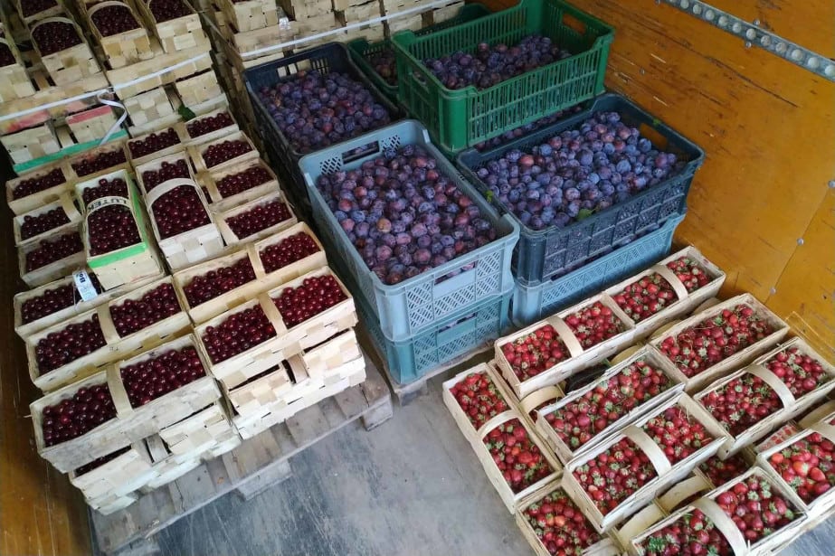 Ceny owoców w hurcie, ŁHR Zjazdowa [21.07.2020]