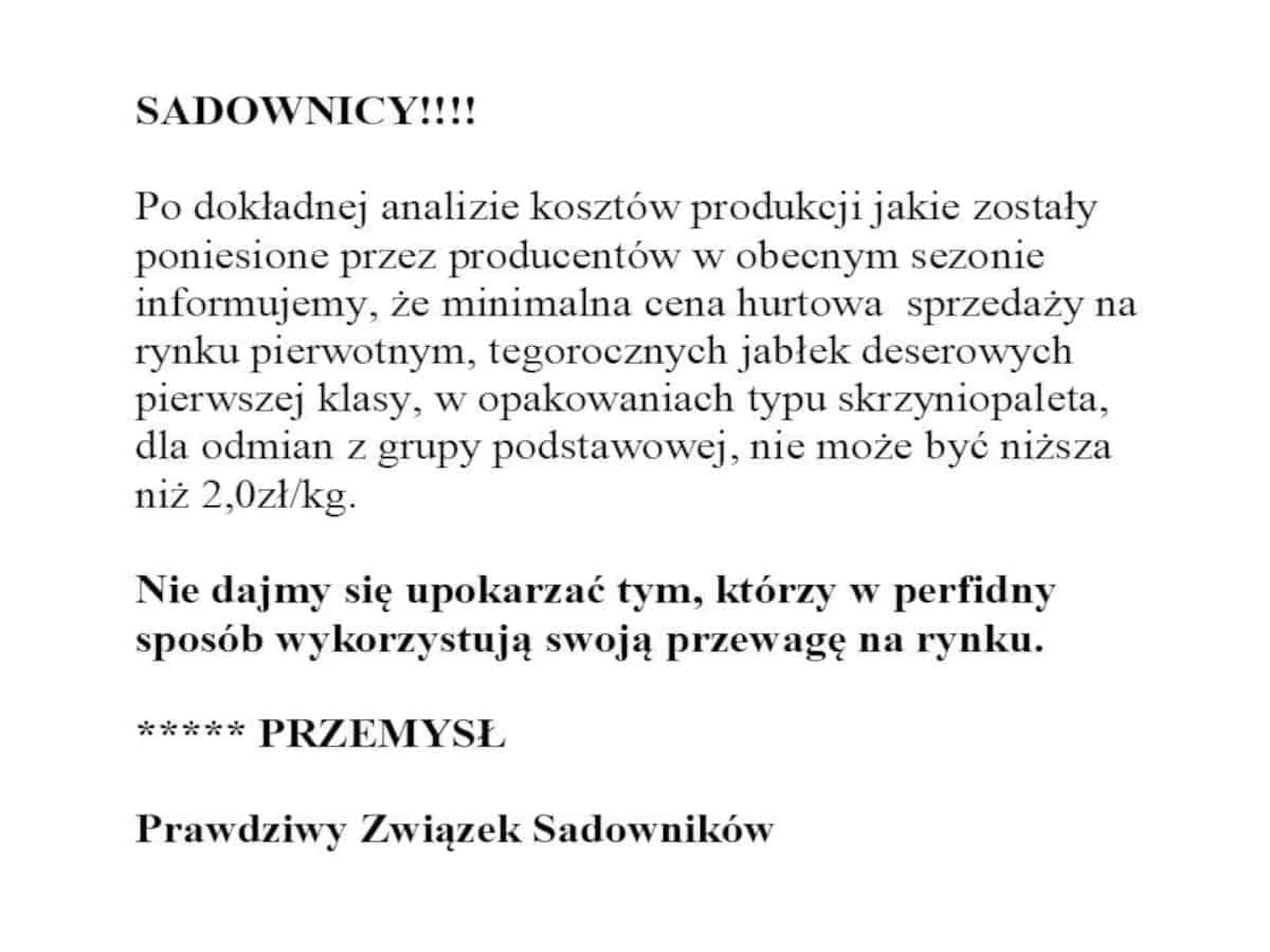 Walczmy o deser, nie przemysł 