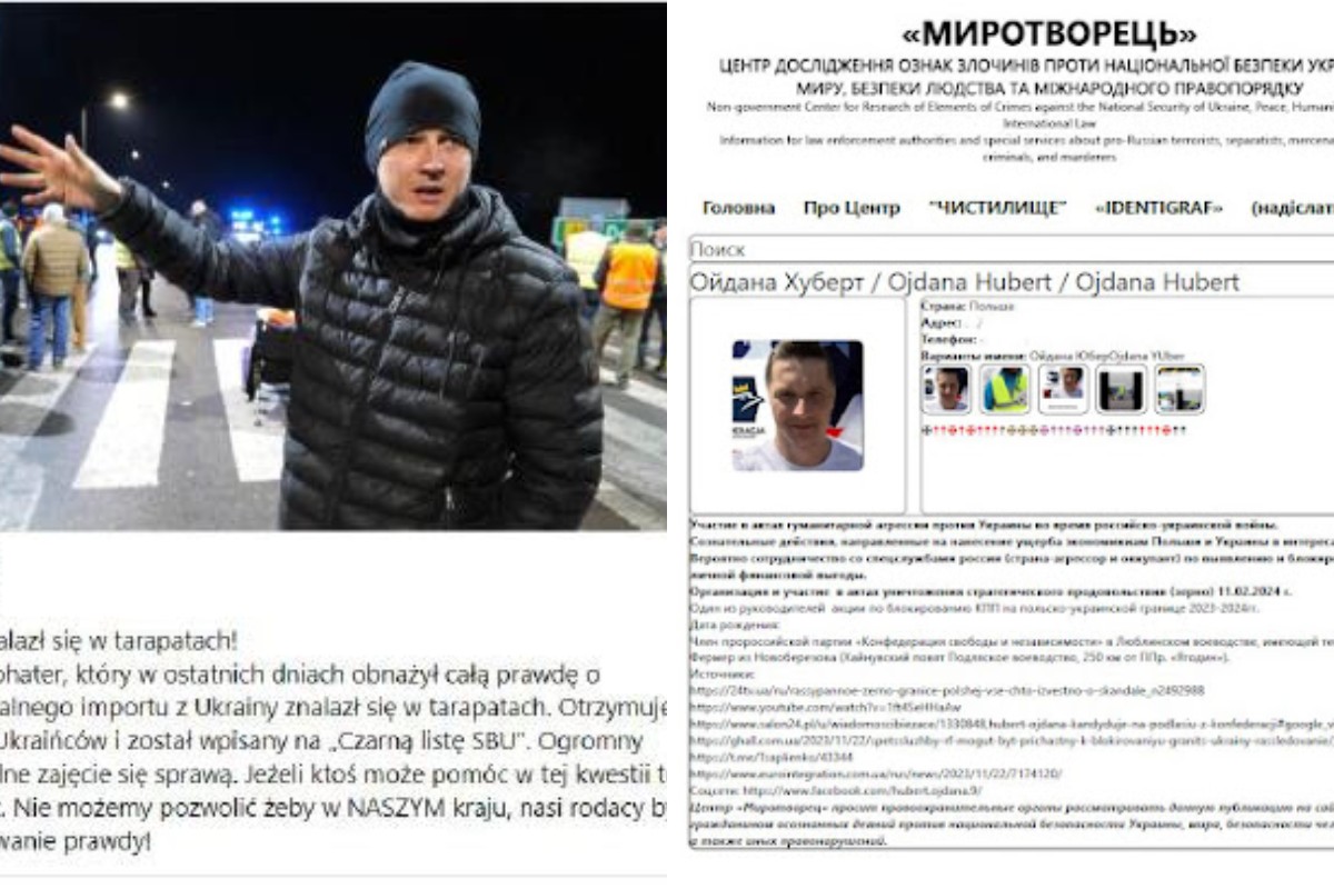 Polski rolnik zastraszany przez Ukraińców i wpisany na 