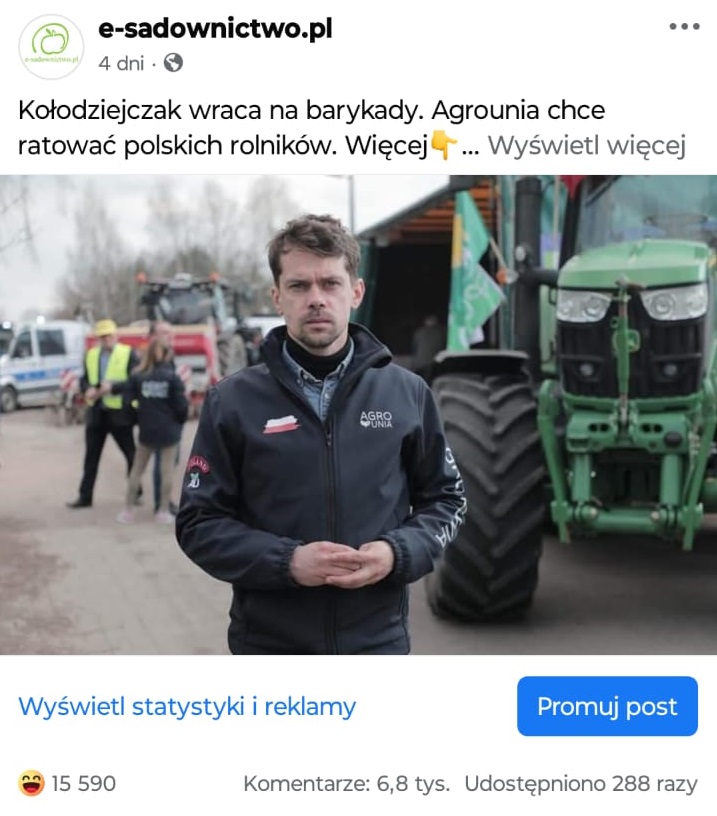 rolnicy nie chca kolo