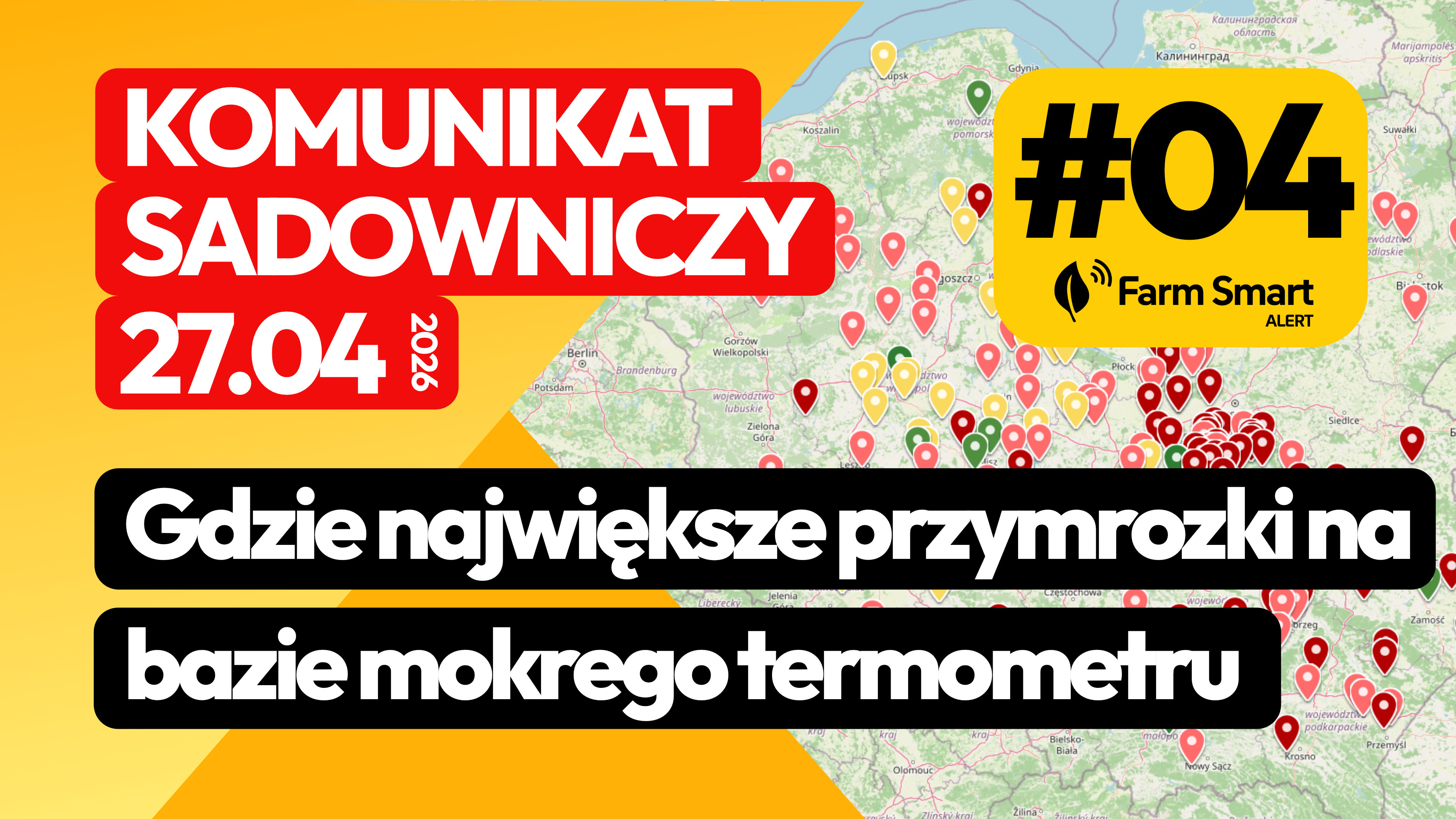Komunikat: Gdzie największe przymrozki na bazie mokrego termometru?