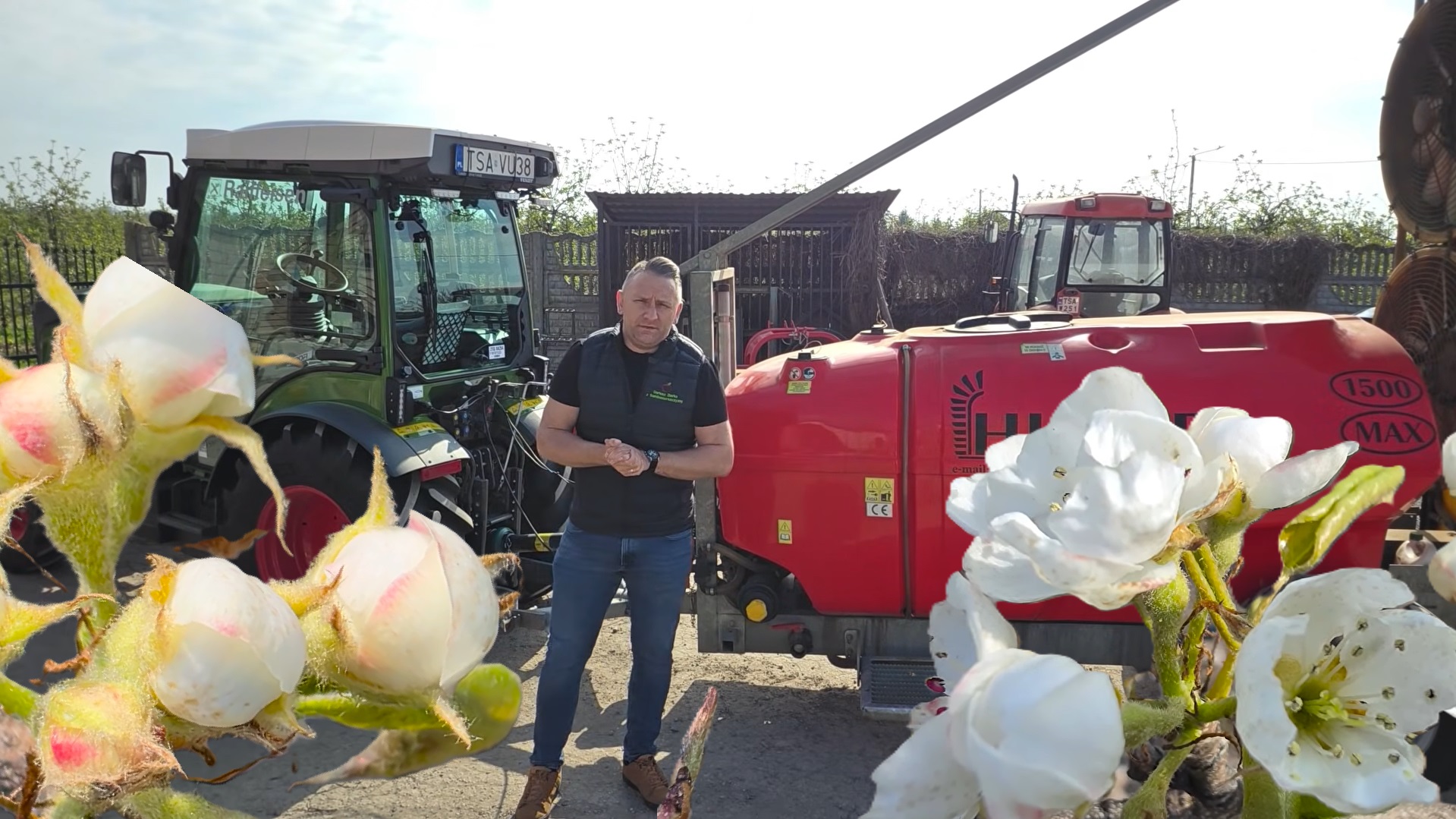 Grusze – biały pąk/początek kwitnienia – ochrona i nawożenie, 17.04.2026