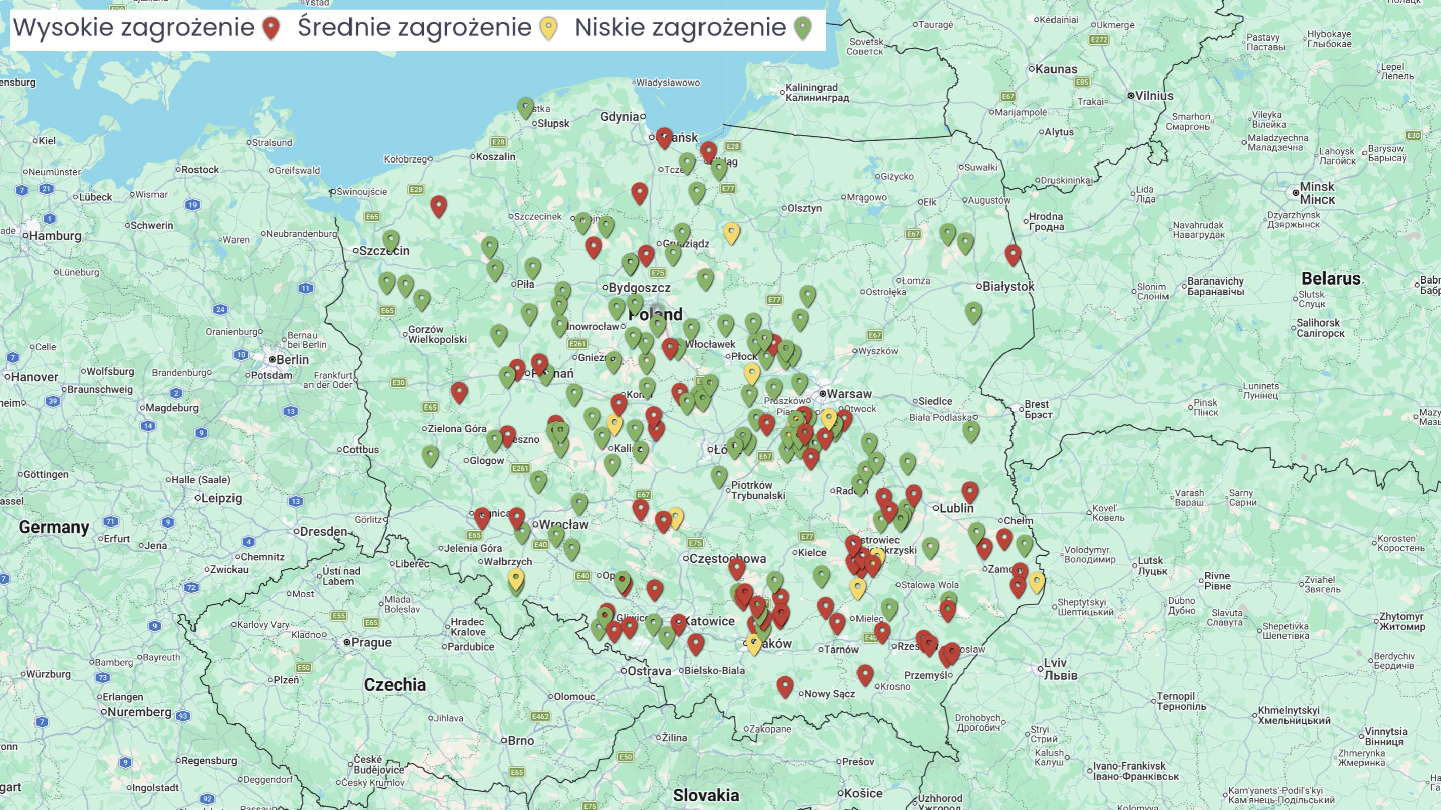 Wysokie zagrożenie parchem jabłoni