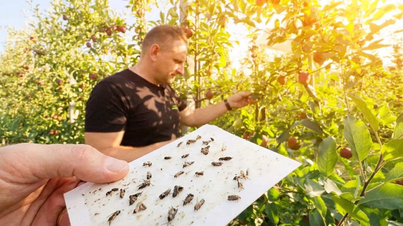 Tarcznik niszczyciel, owocówka jabłkóweczka i upały – aktualne zalecenia, 3.08.2026