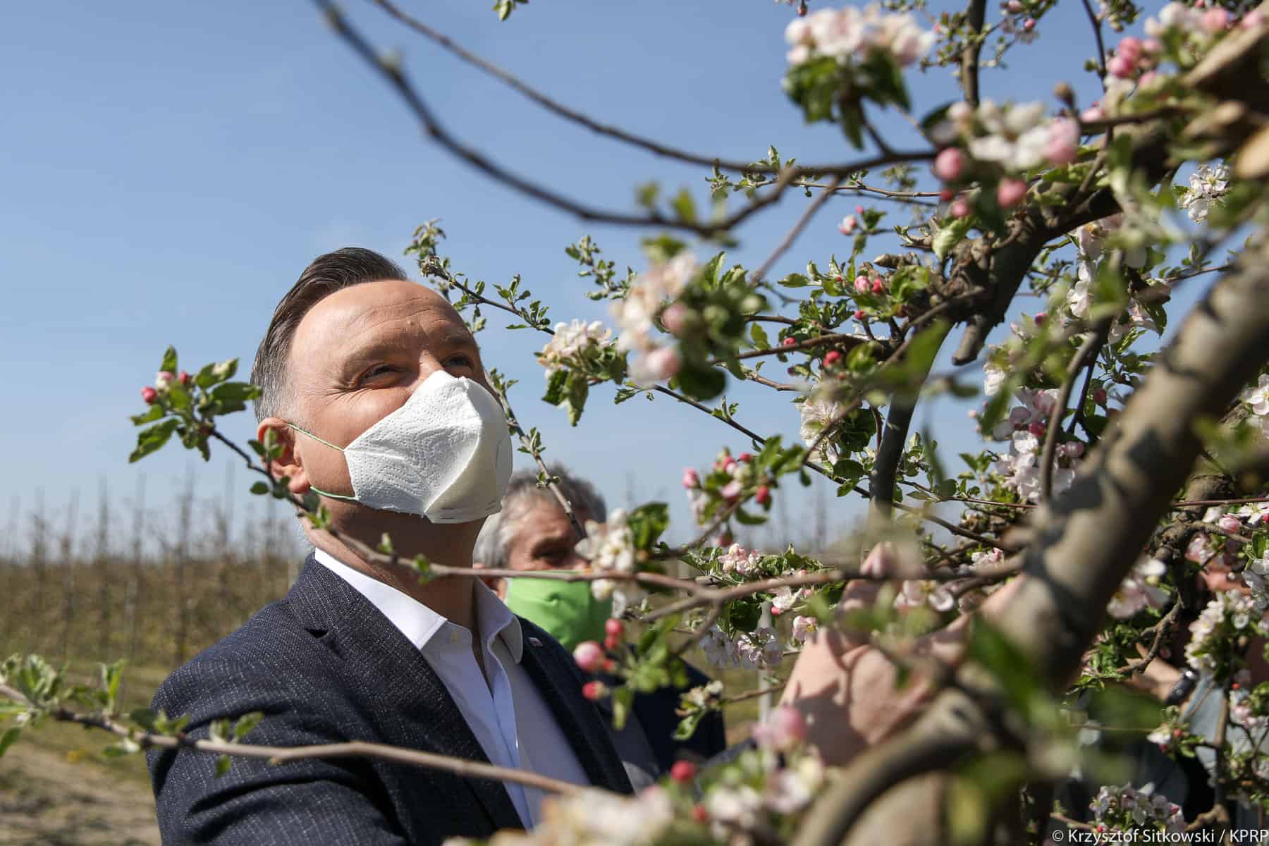Prezydent Andrzej Duda spotkał się z sadownikami