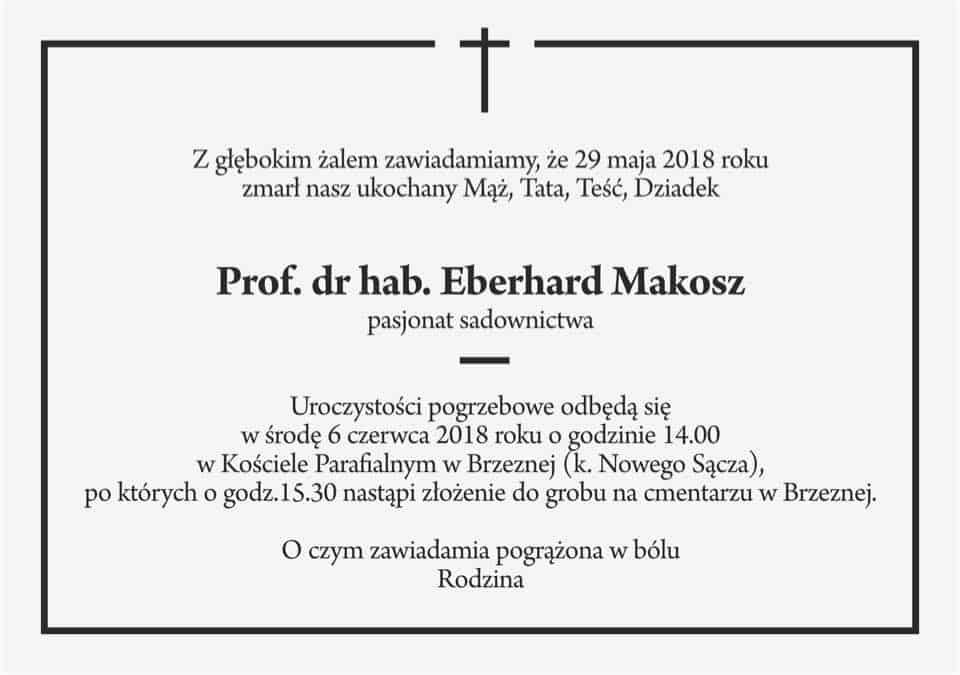 profesor Makosz